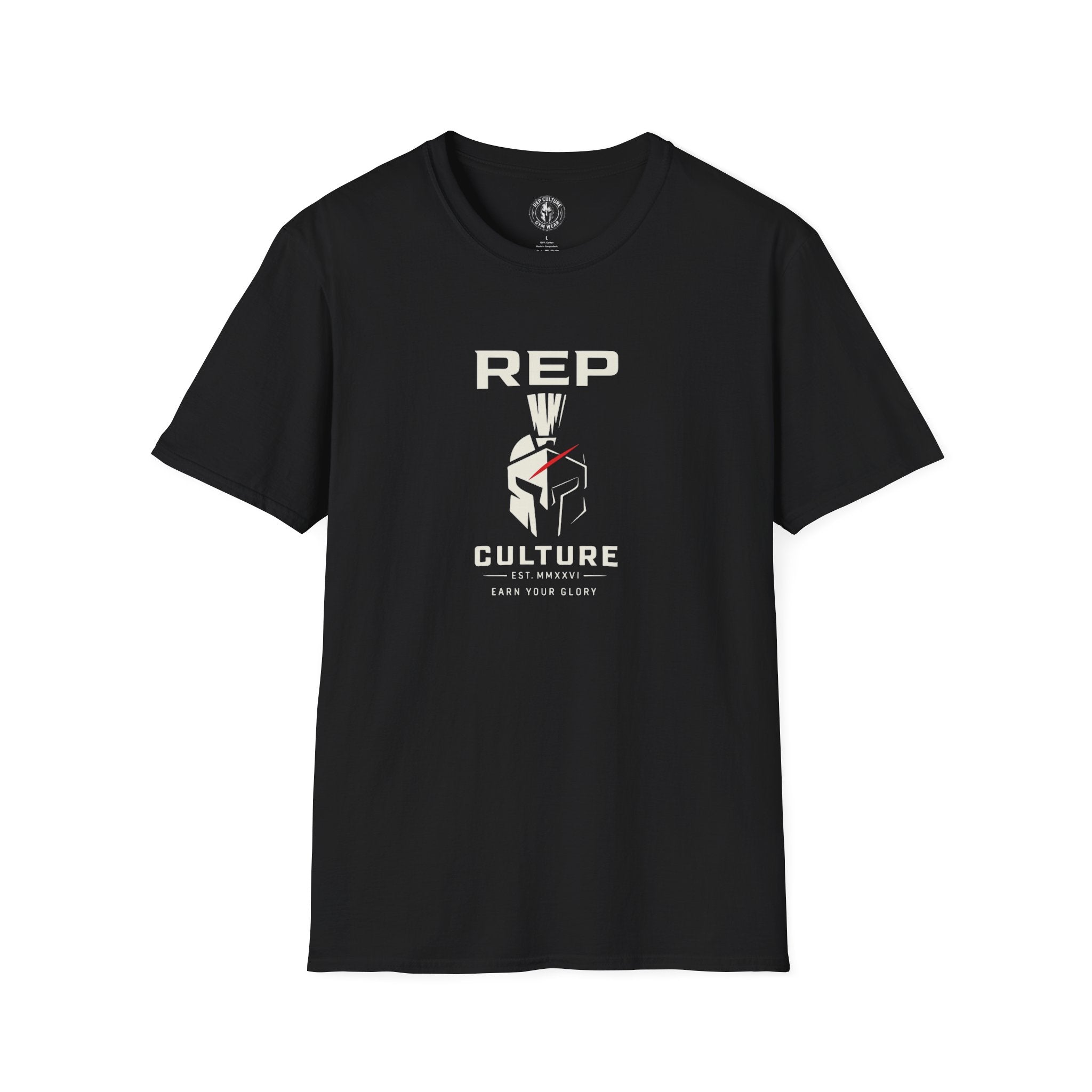 REP Culture T-Shirt Spartan Helmet Logo