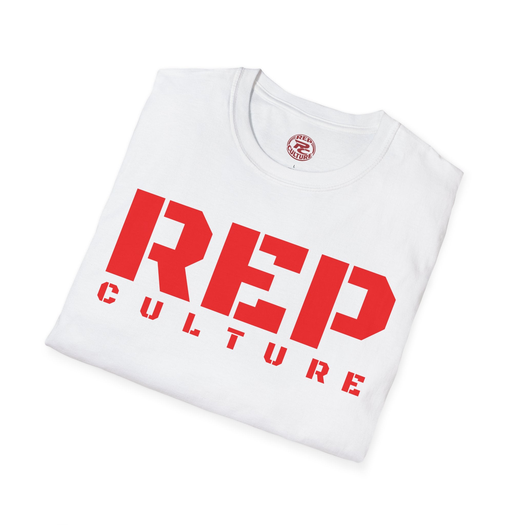 REP Culture T-Shirt — Bold Stencil Logo Tee for Fans & Streetwear