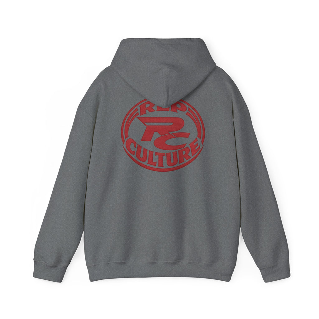 Angular R Logo Hoodie | Minimal Graphic Hooded Sweatshirt