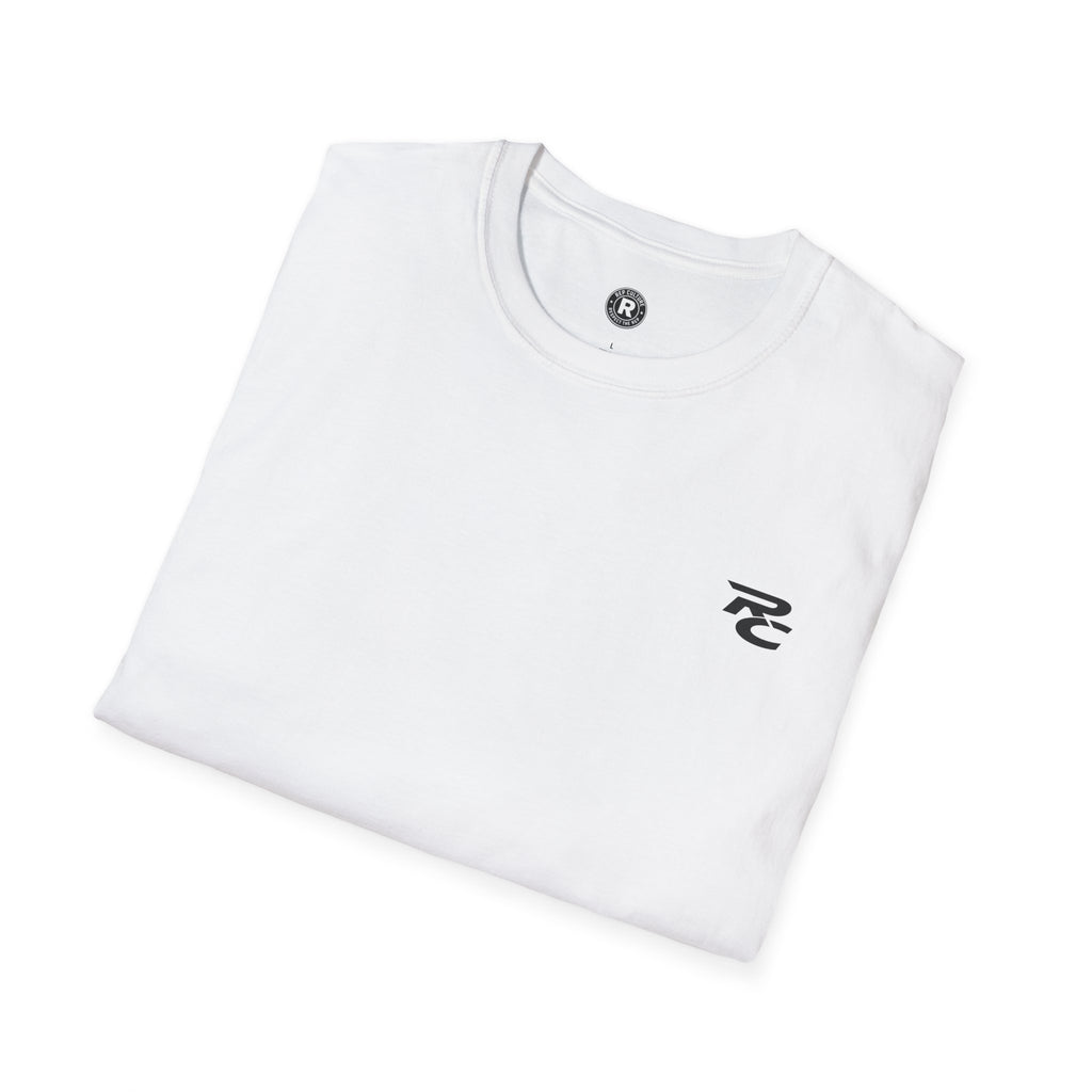 RC chest logo — Athletic Motivational Gym Tee