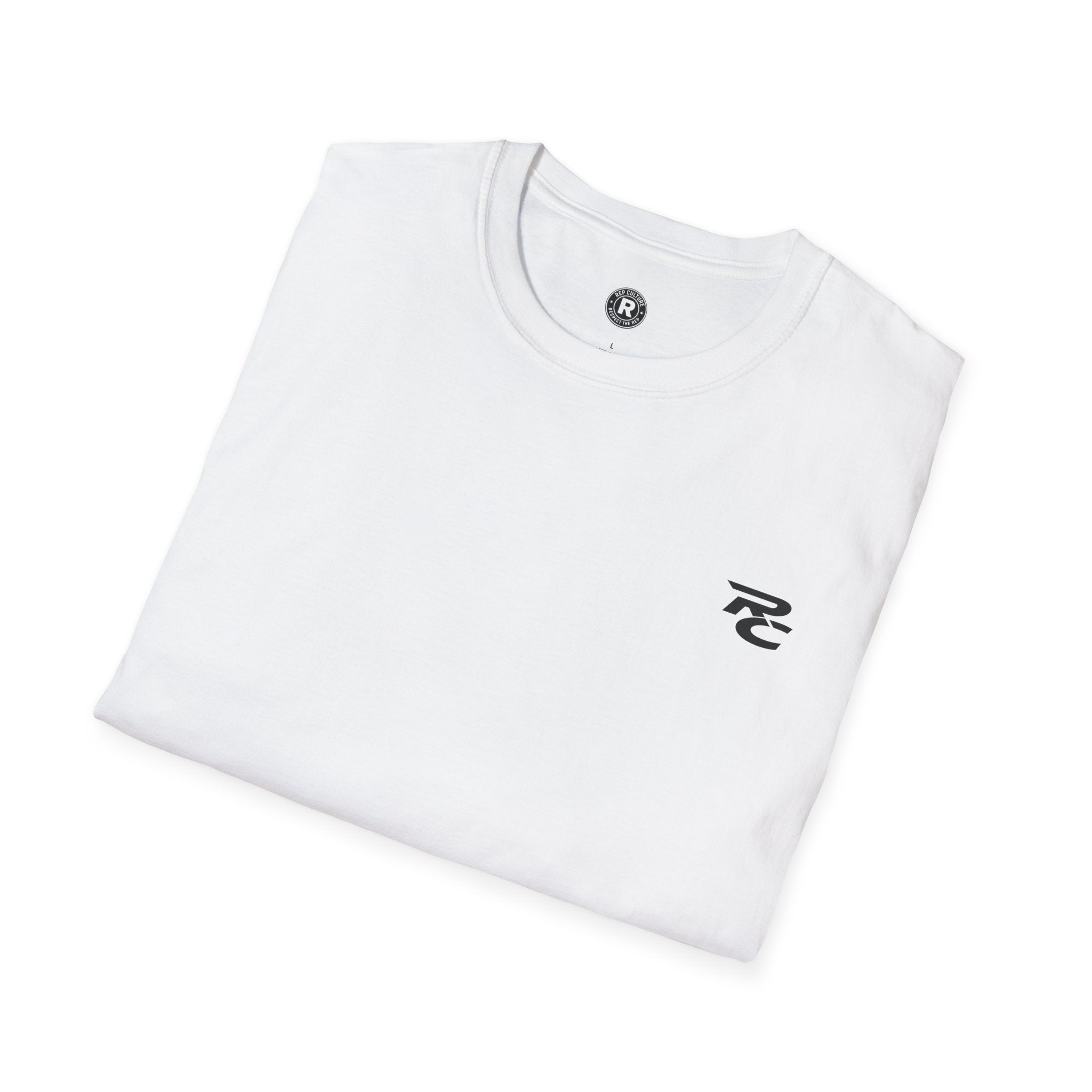 RC chest logo — Athletic Motivational Gym Tee