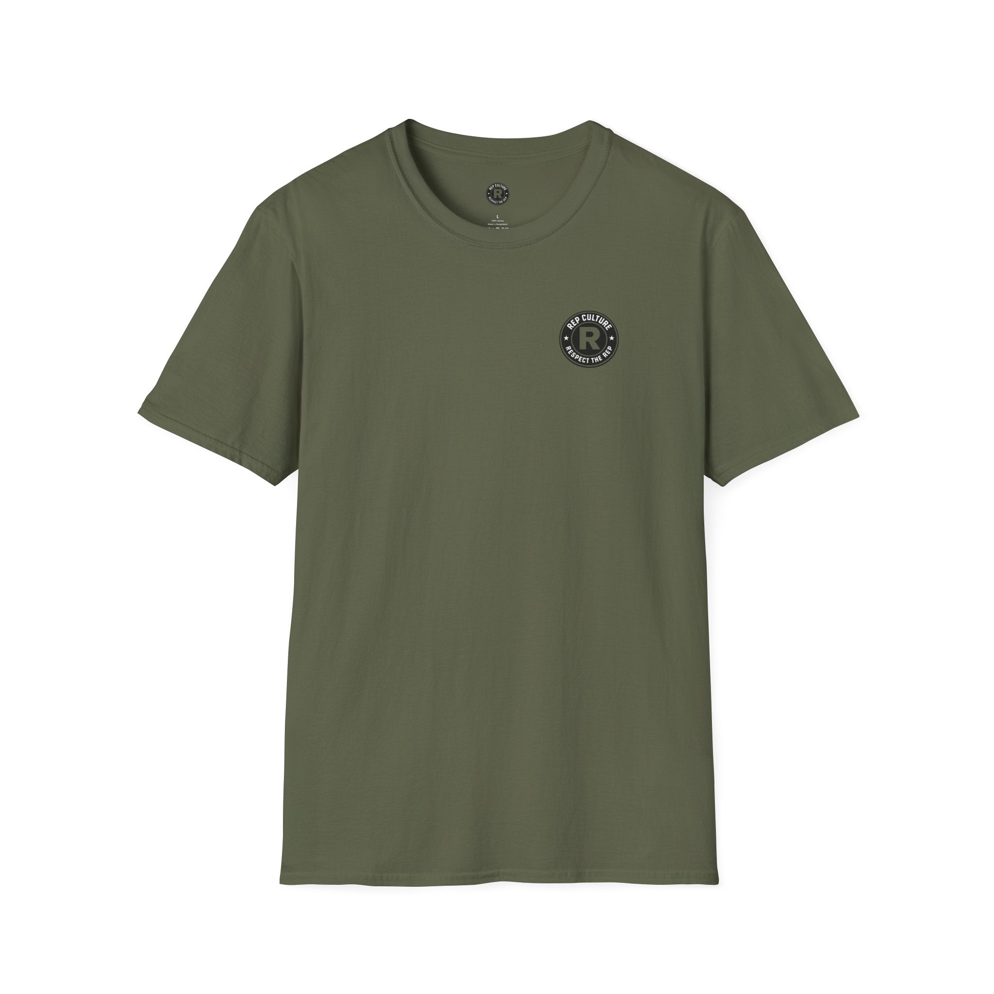 Rep Culture Respect The Rep Tee | Logo Badge Chest & Back Print