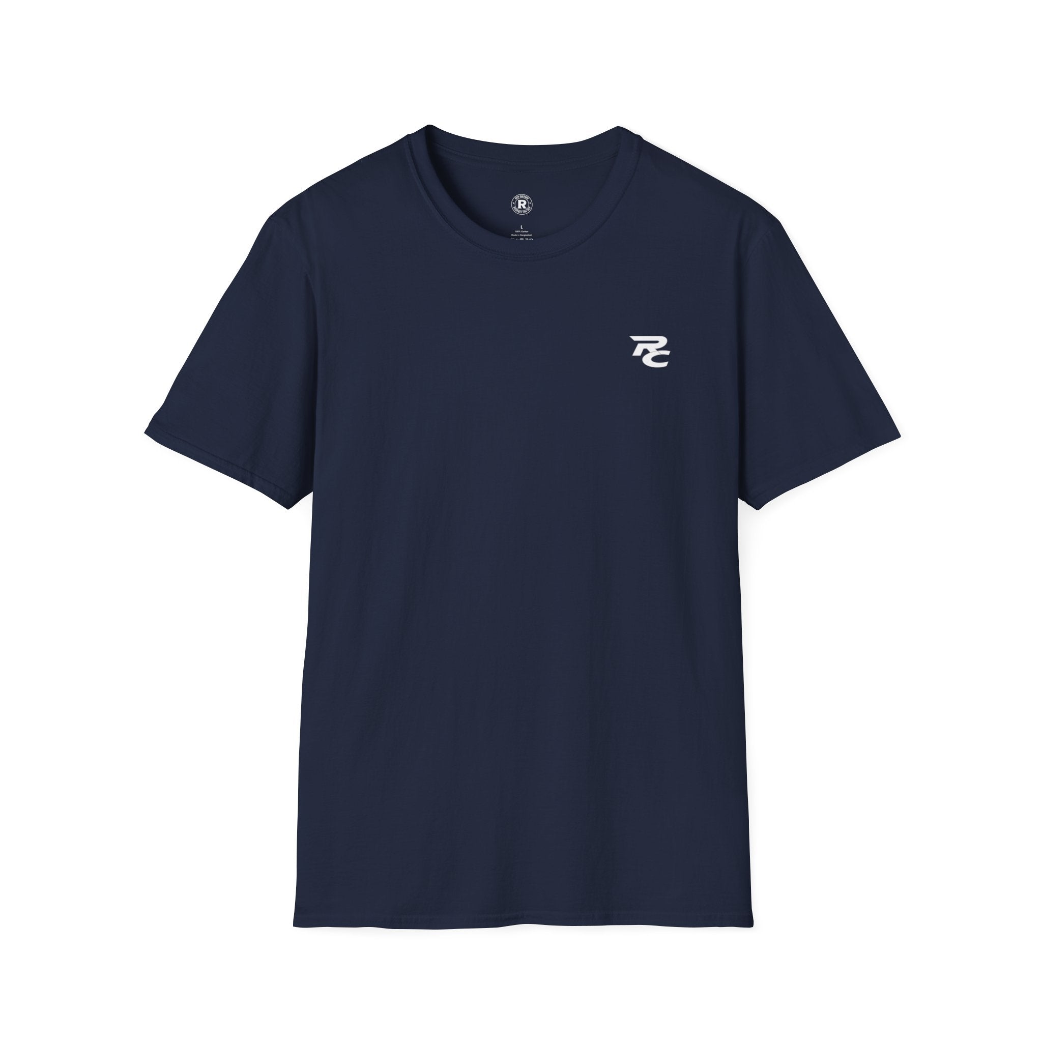RC chest logo — Athletic Motivational Gym Tee
