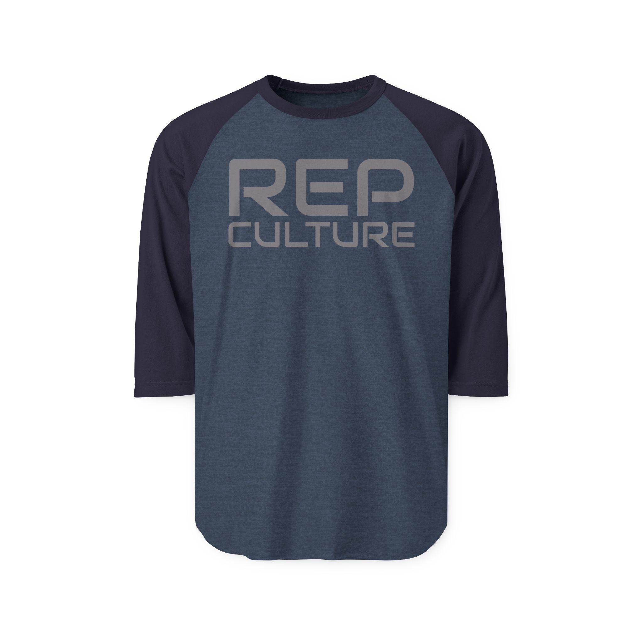 Rep Culture Raglan Shirt — 'REP CULTURE' 3/4 Sleeve Baseball Tee