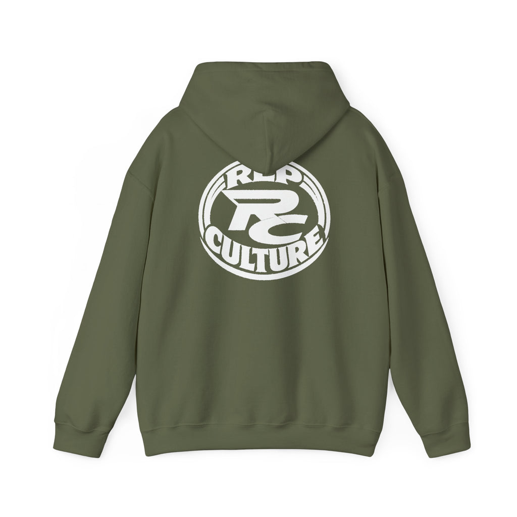 Angular R Logo Hoodie | Minimal Graphic Hooded Sweatshirt