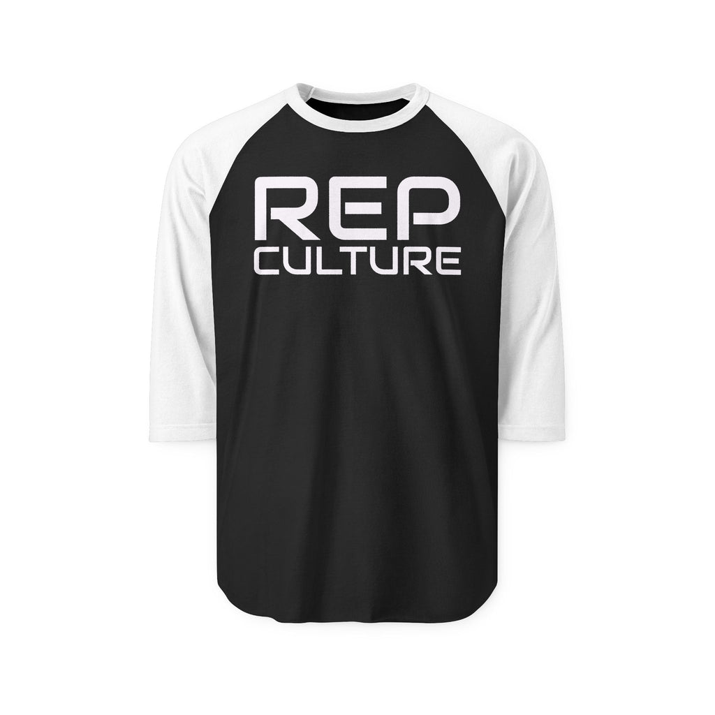 Rep Culture Raglan Shirt — 'REP CULTURE' 3/4 Sleeve Baseball Tee