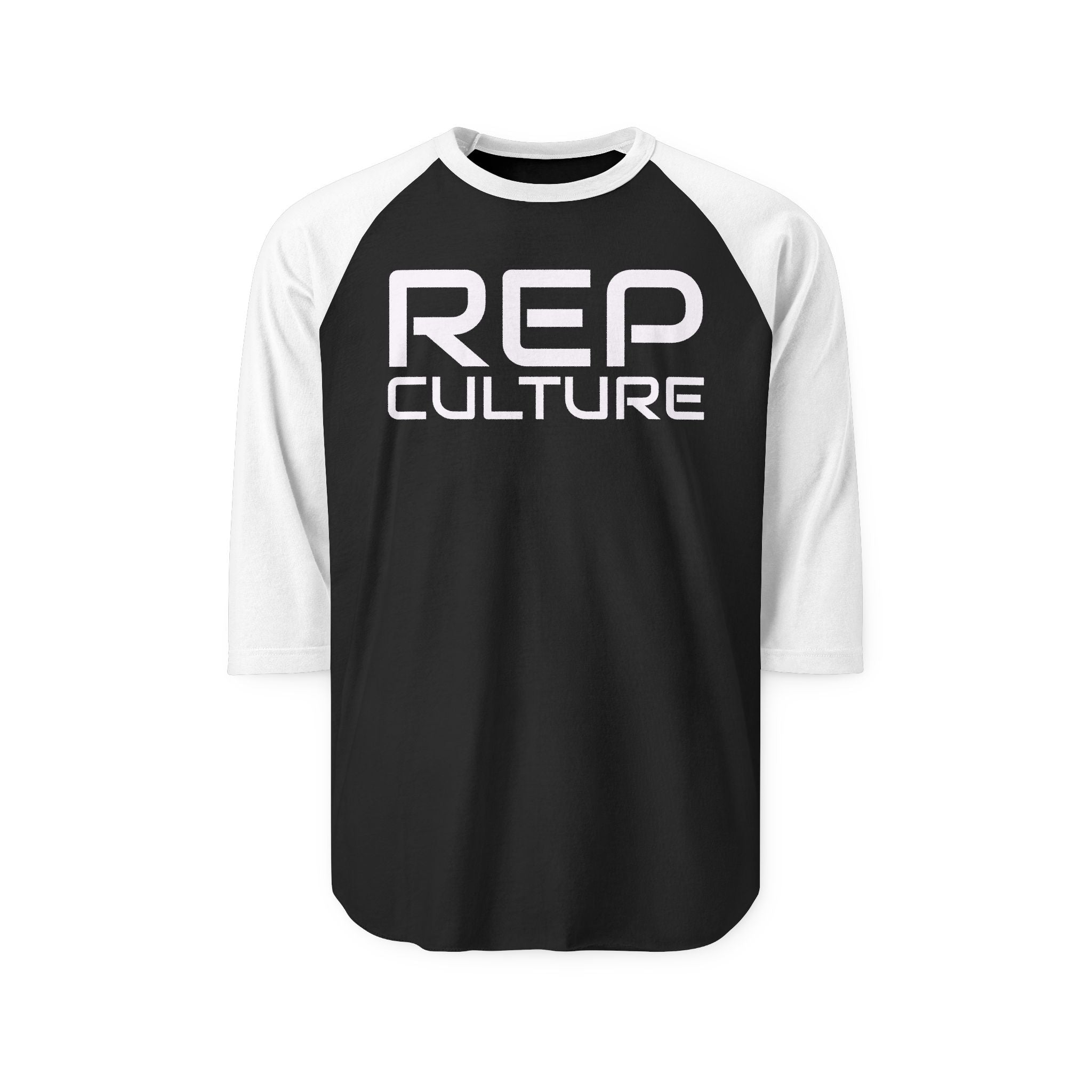 Rep Culture Raglan Shirt — 'REP CULTURE' 3/4 Sleeve Baseball Tee