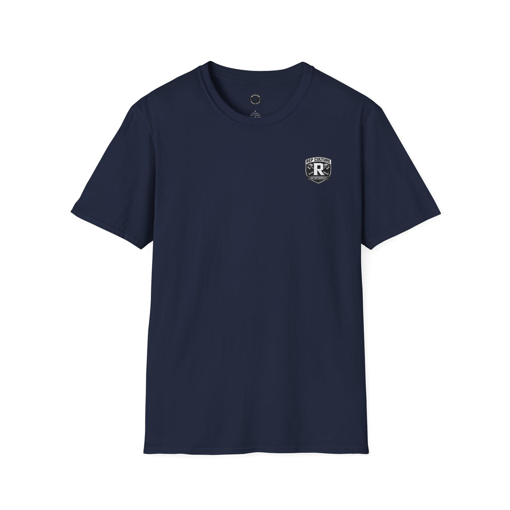 Rep Culture Shield Tee | Barbell Logo, Last Rep Mentality