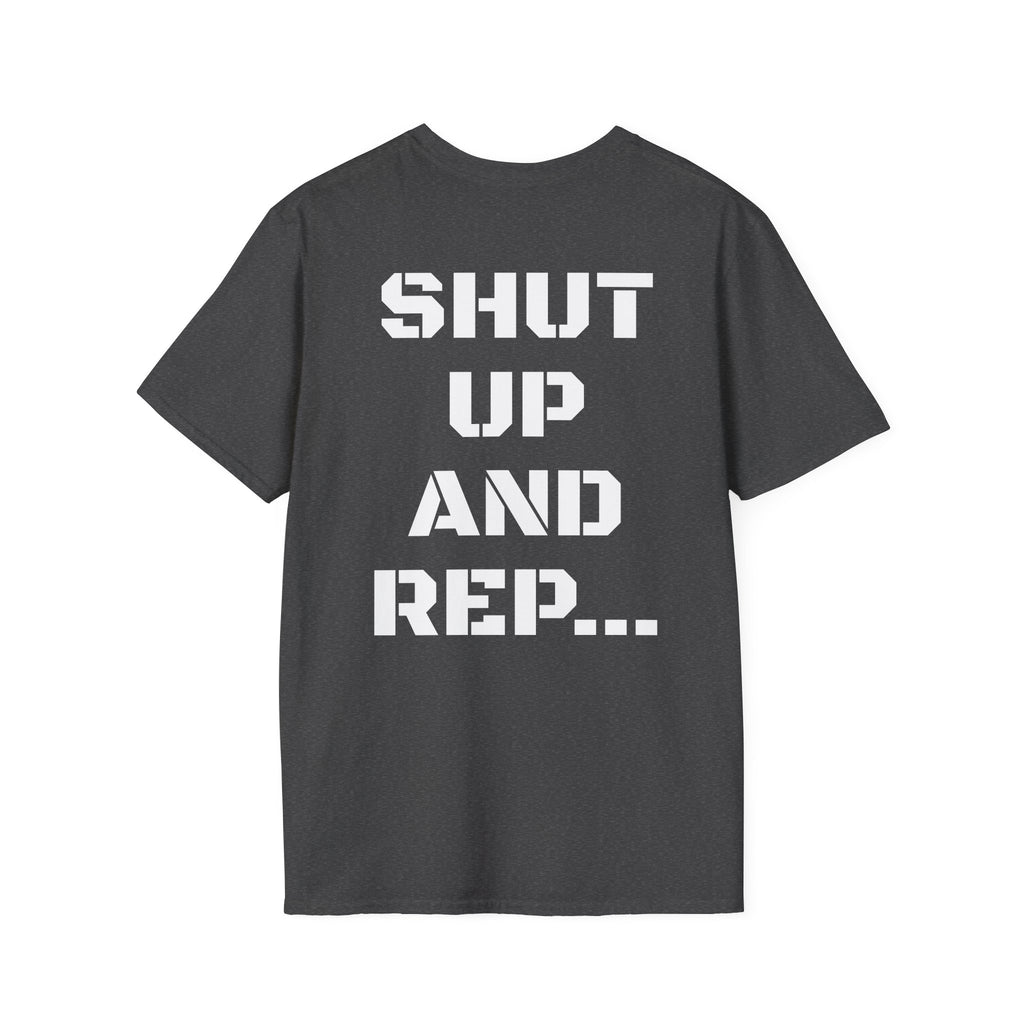 Rep Culture T‑Shirt — 'REP CULTURE' Front & 'SHUT UP AND REP' Back Graphic Tee
