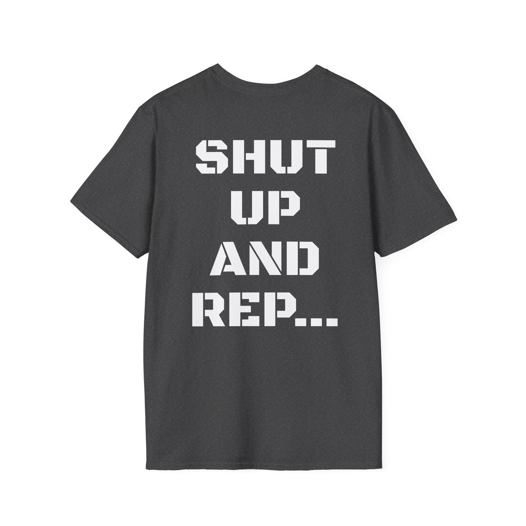 Rep Culture T‑Shirt — 'REP CULTURE' Front & 'SHUT UP AND REP' Back Graphic Tee