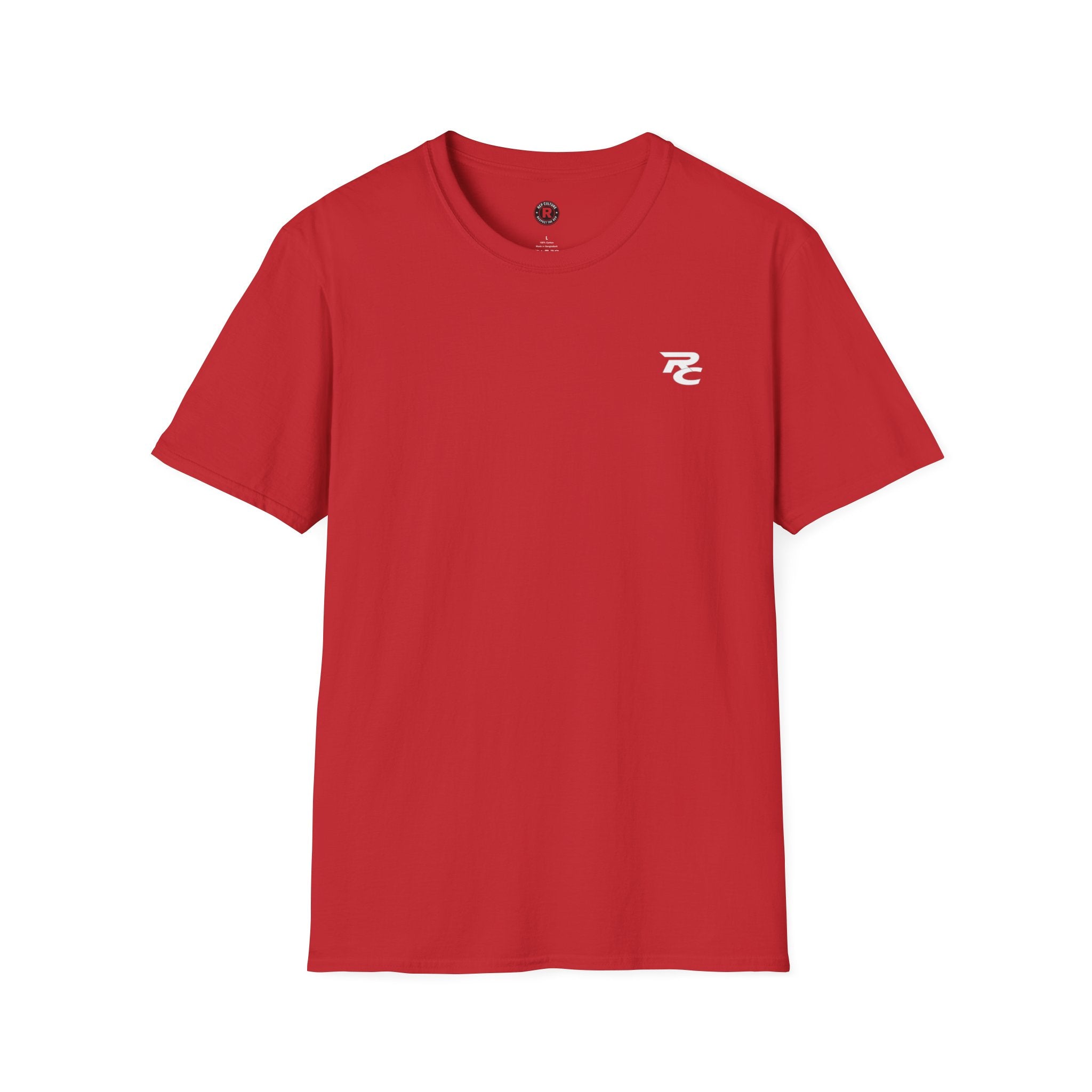 RC chest logo — Athletic Motivational Gym Tee