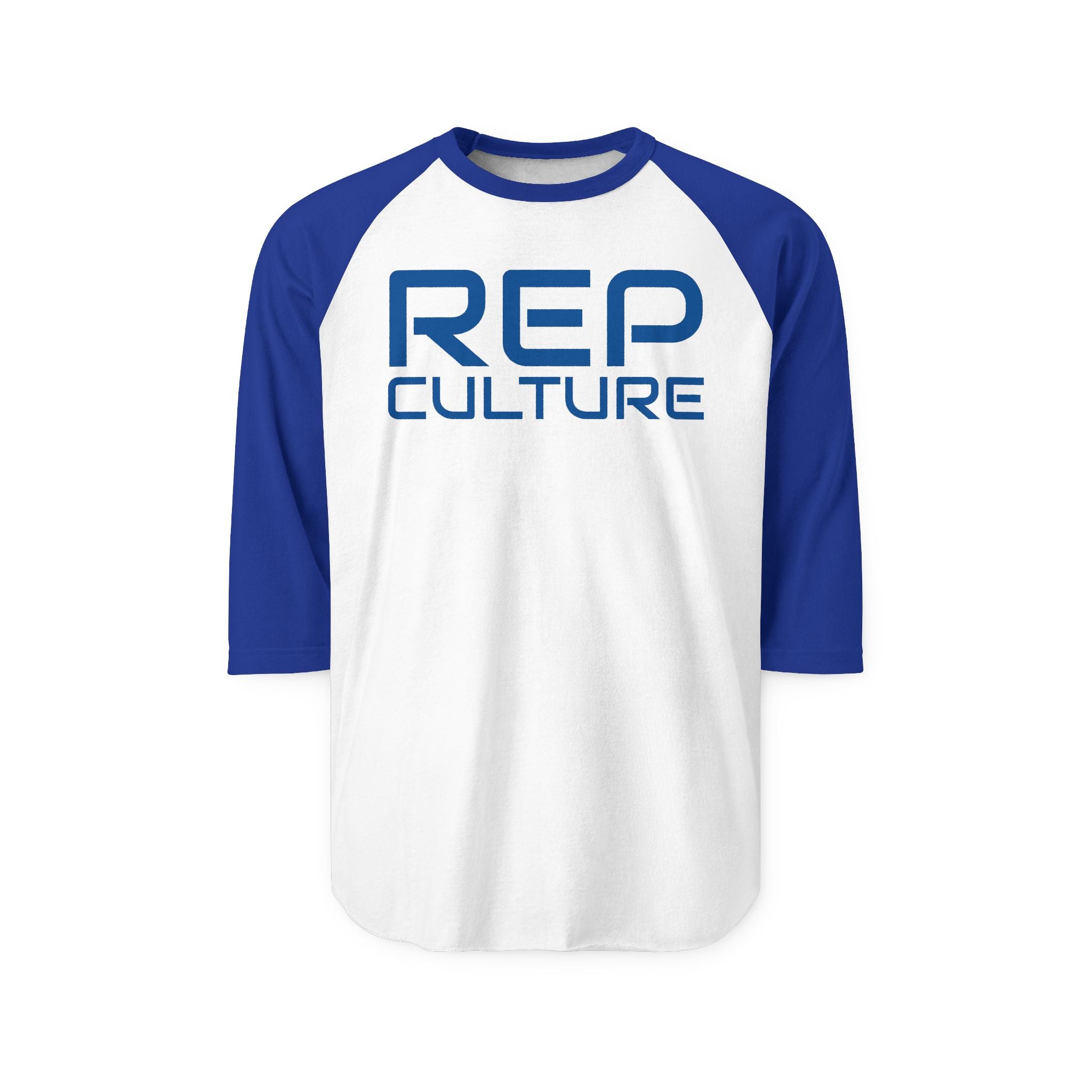 Rep Culture Raglan Shirt — 'REP CULTURE' 3/4 Sleeve Baseball Tee