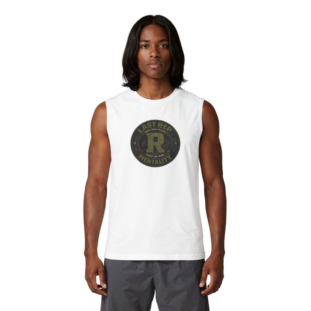 Last Rep Mentality Muscle Tank Gym Workout Tank Top