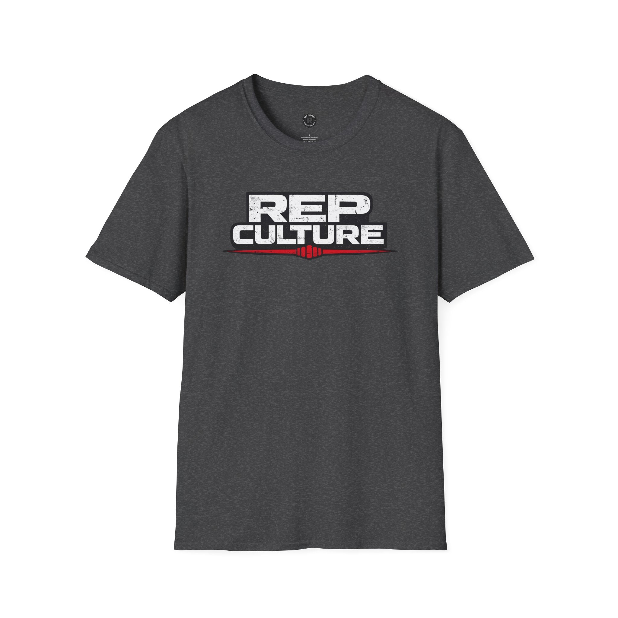 Rep Culture T-Shirt — Athletic Streetwear Tee with Bold Logo