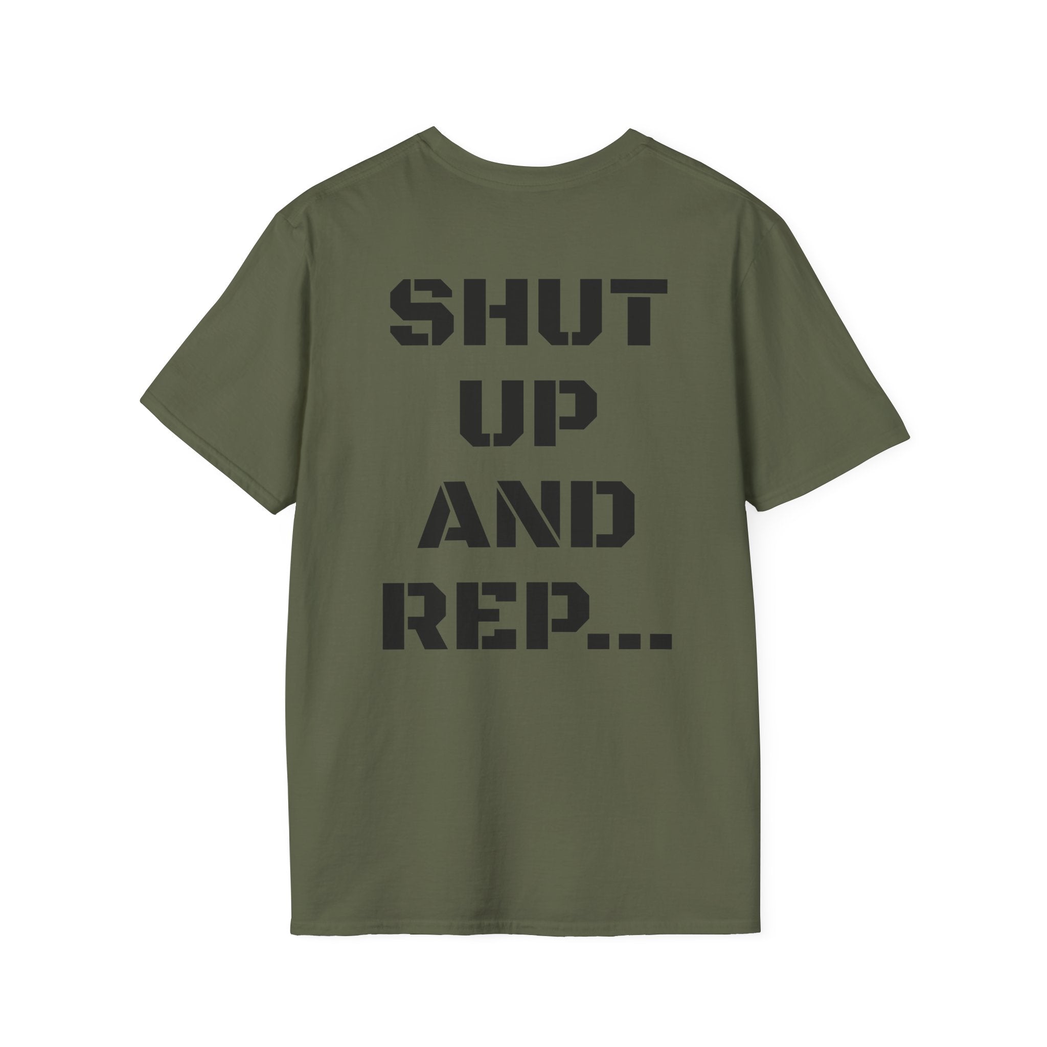 Rep Culture T‑Shirt — 'REP CULTURE' Front & 'SHUT UP AND REP' Back Graphic Tee