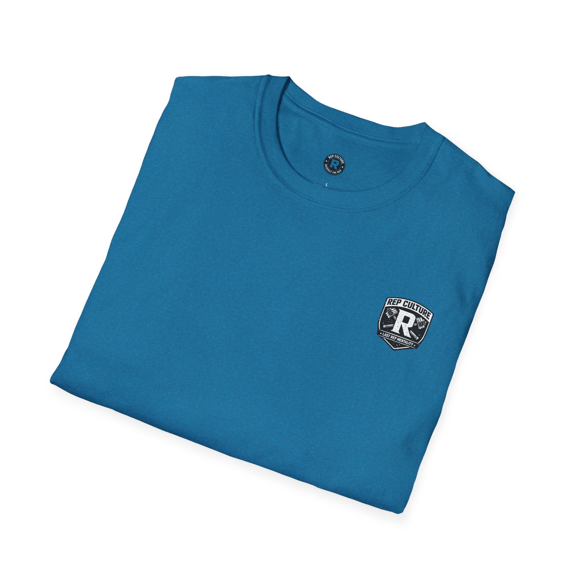 Rep Culture Shield Tee | Barbell Logo, Last Rep Mentality