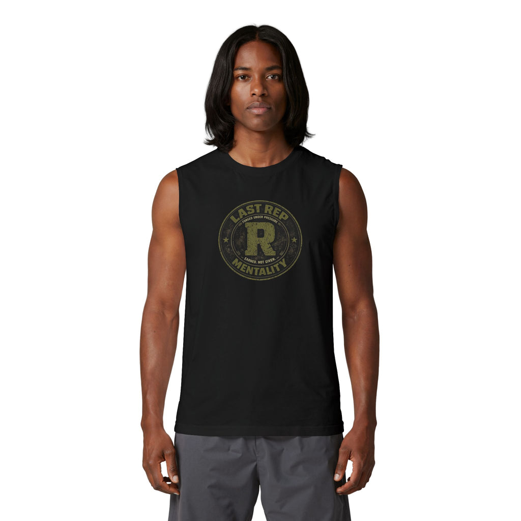 Last Rep Mentality Muscle Tank Gym Workout Tank Top