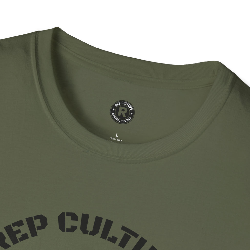 Rep Culture T‑Shirt — 'REP CULTURE' Front & 'SHUT UP AND REP' Back Graphic Tee