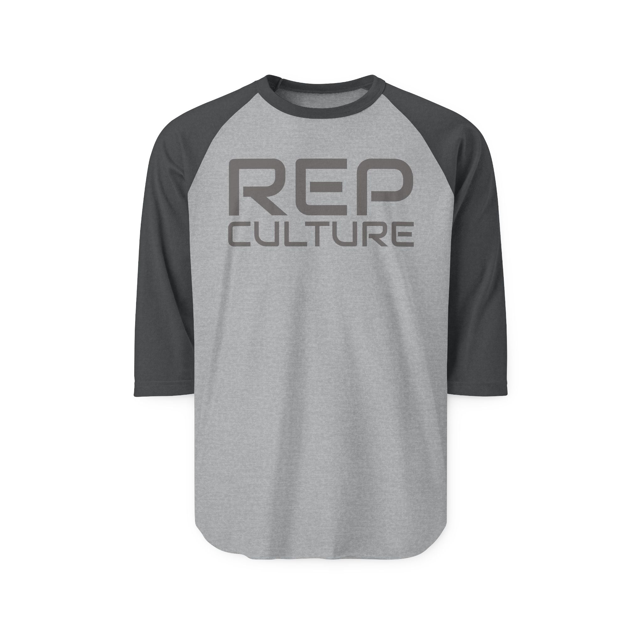 Rep Culture Raglan Shirt — 'REP CULTURE' 3/4 Sleeve Baseball Tee