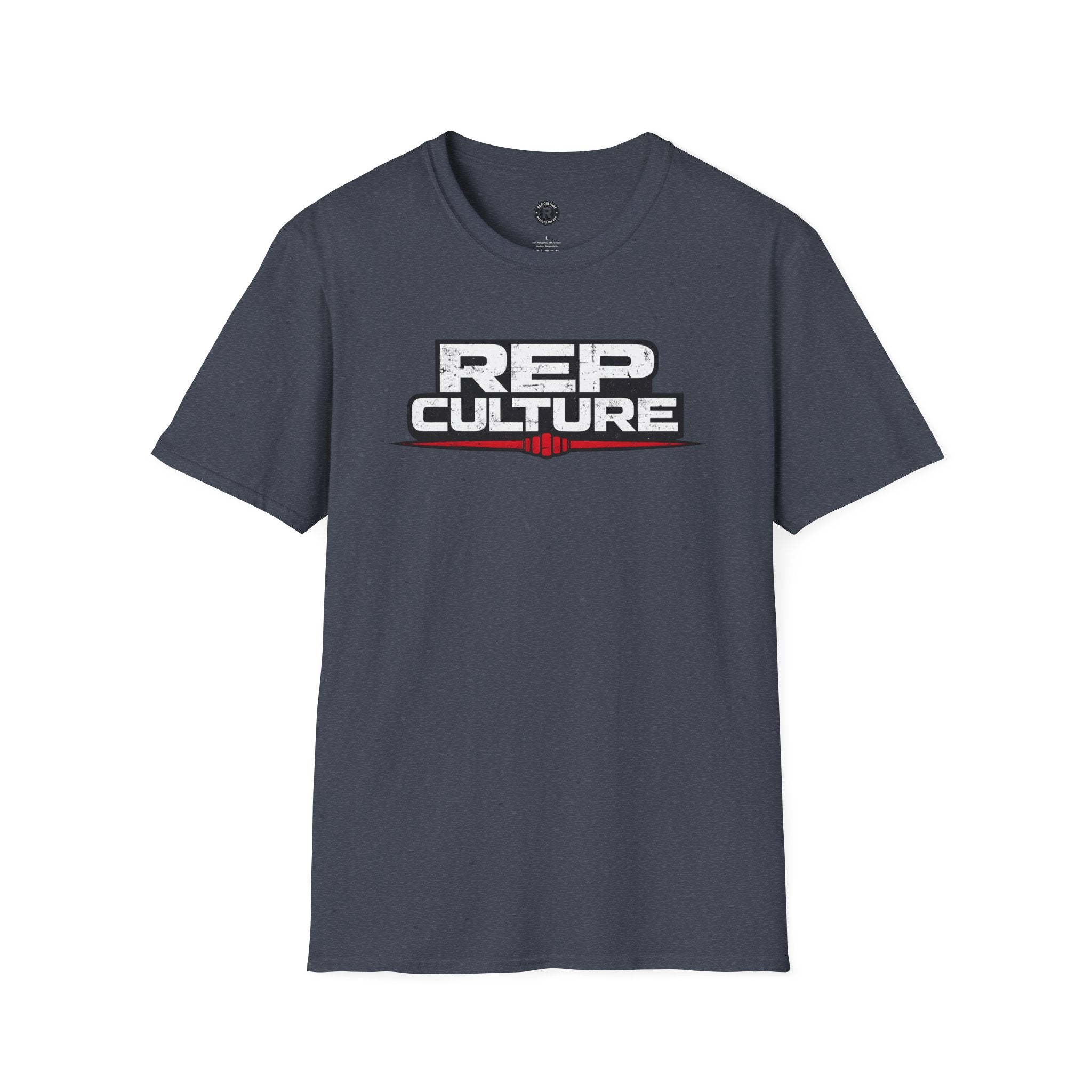 Rep Culture T-Shirt — Athletic Streetwear Tee with Bold Logo