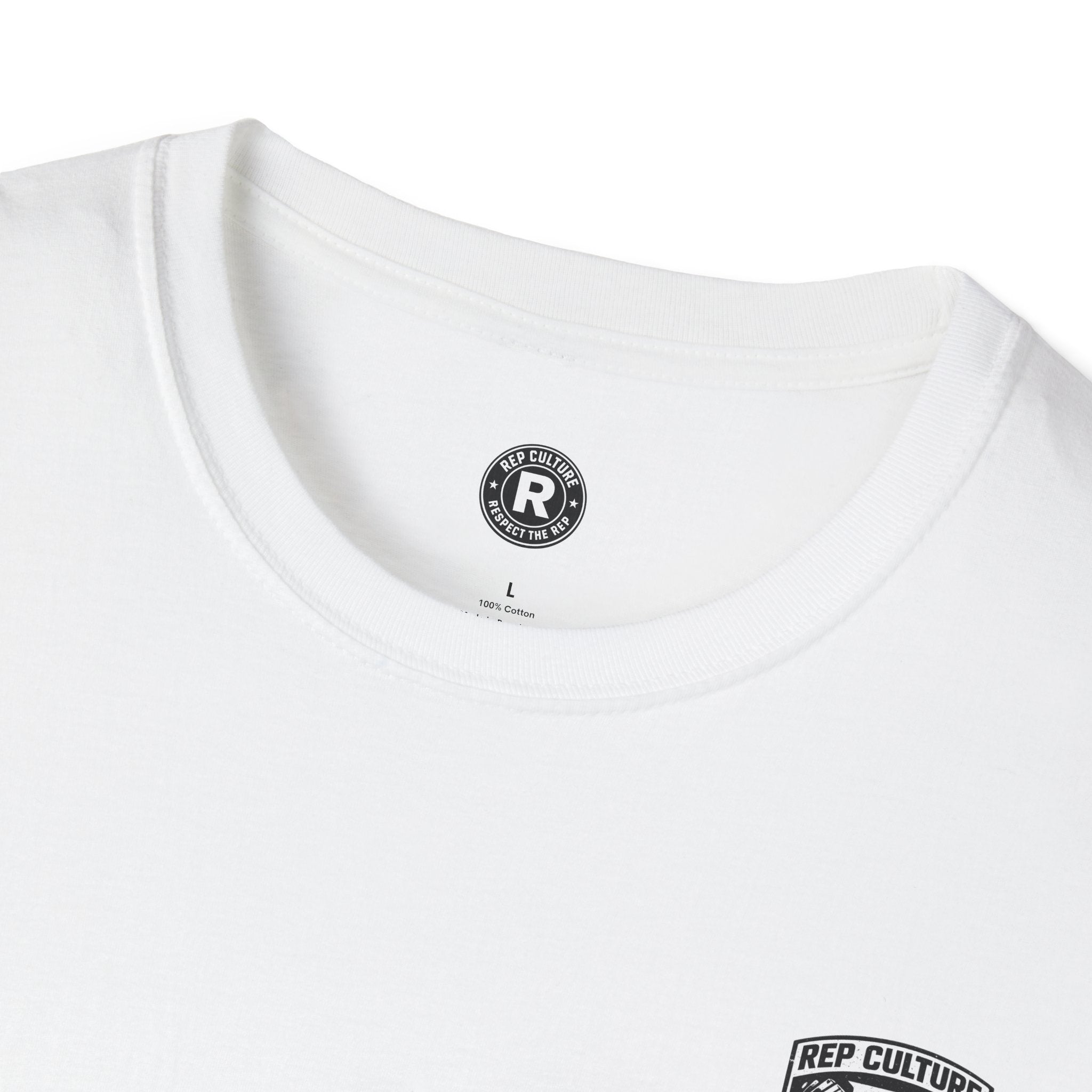 Rep Culture Gym Wear T-Shirt | Chest Logo, Back Graphic