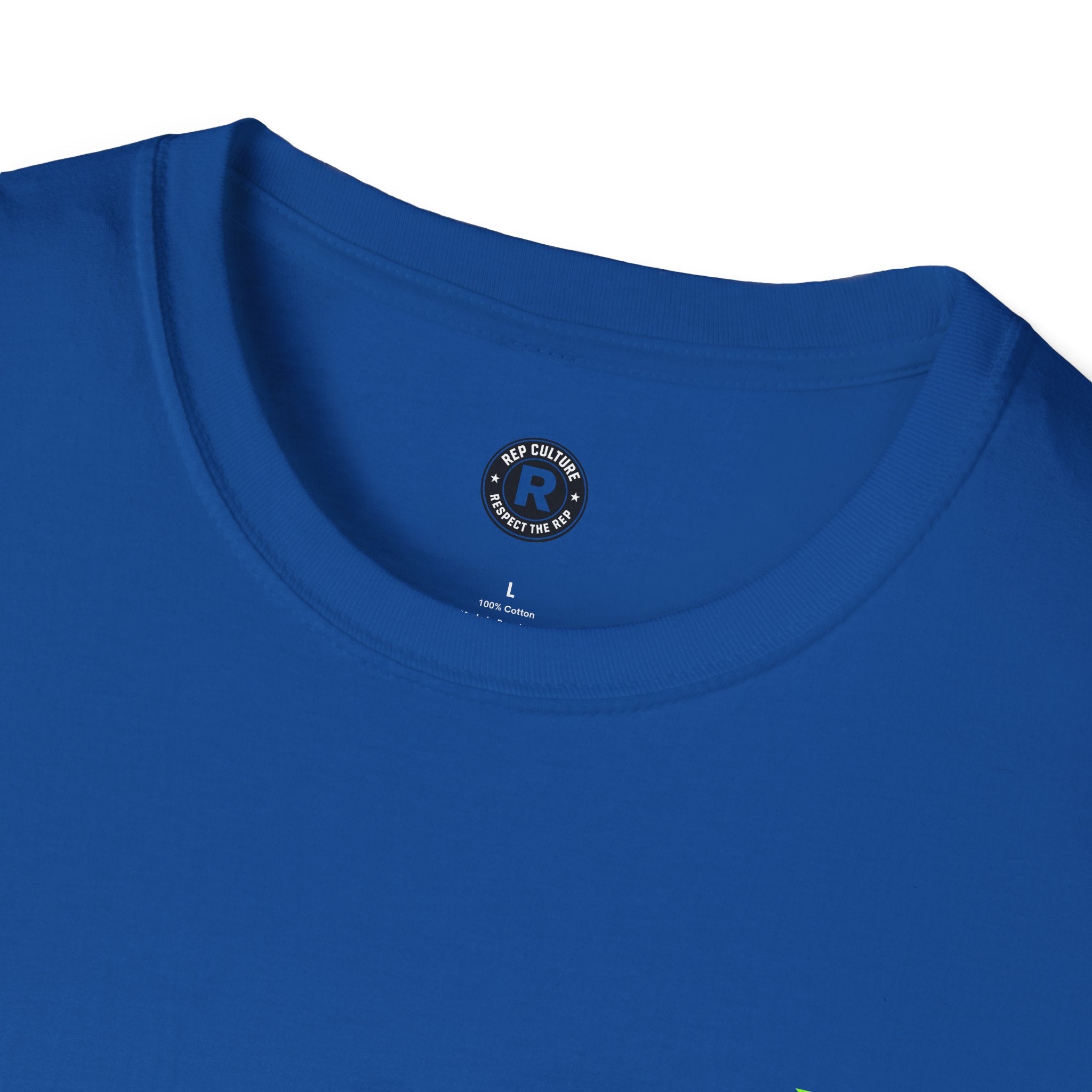 RC chest logo — Athletic Motivational Gym Tee