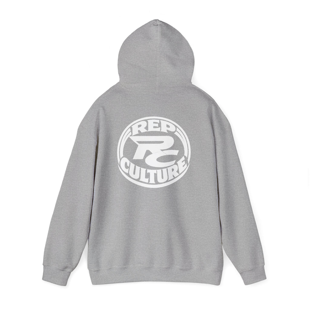 Angular R Logo Hoodie | Minimal Graphic Hooded Sweatshirt