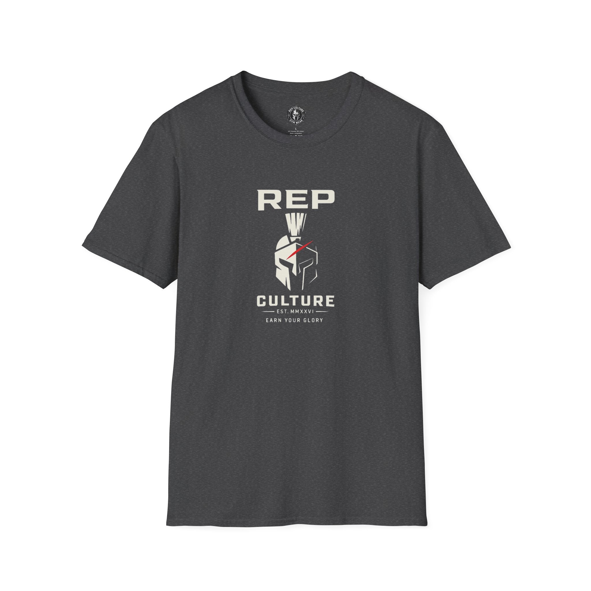 REP Culture T-Shirt Spartan Helmet Logo