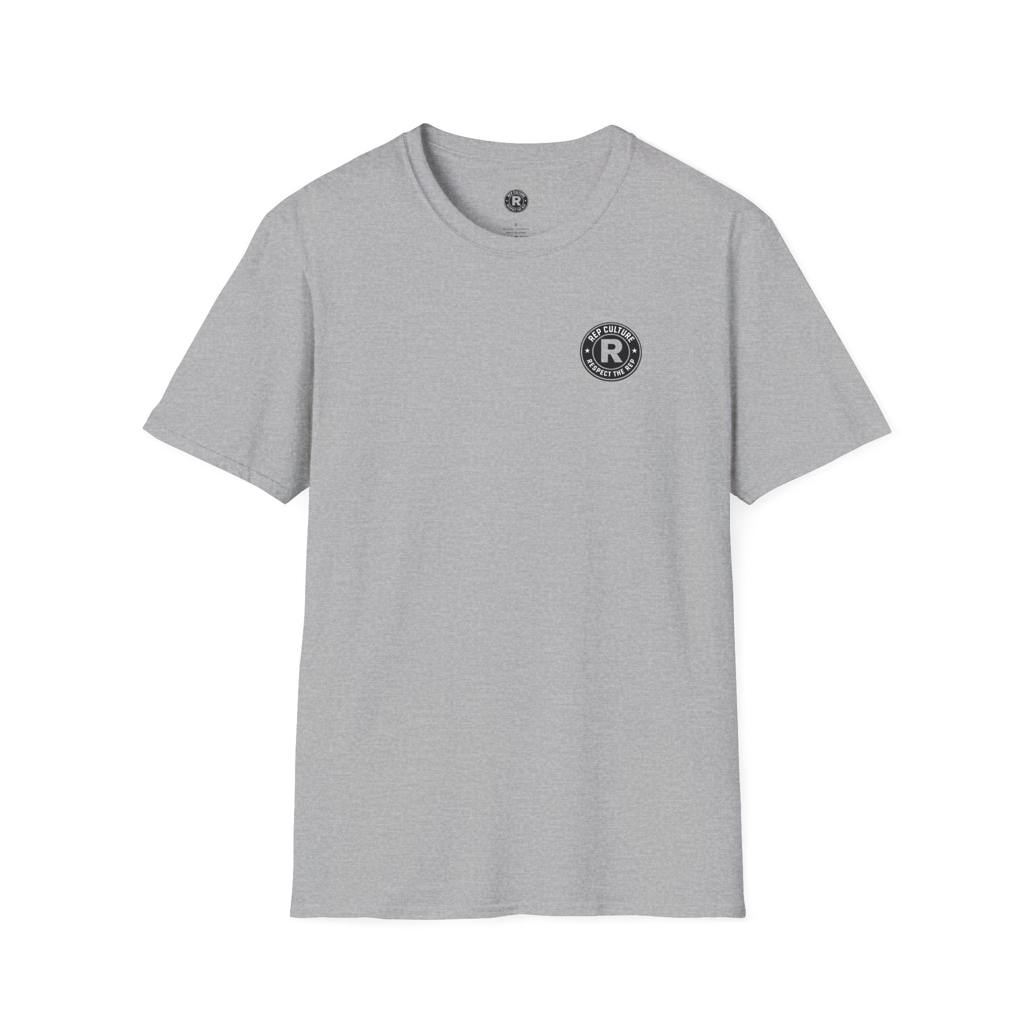 Rep Culture Respect The Rep Tee | Logo Badge Chest & Back Print