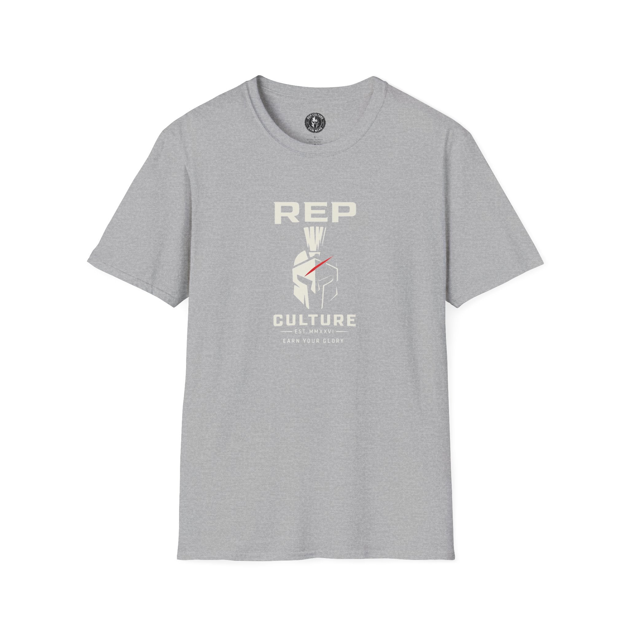 REP Culture T-Shirt Spartan Helmet Logo