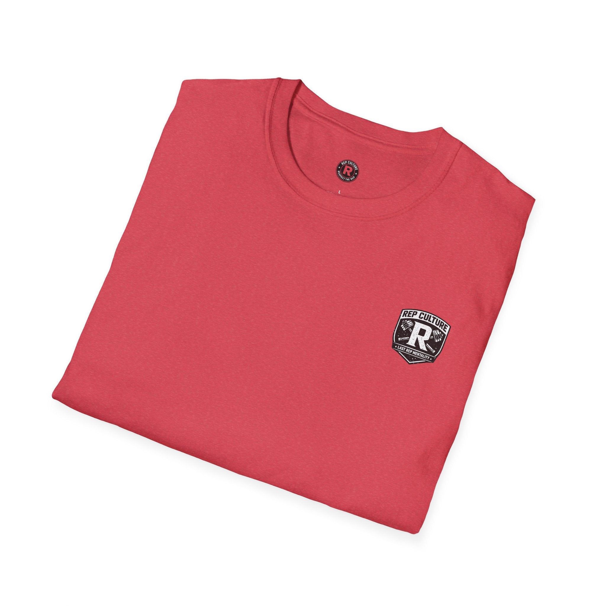 Rep Culture Shield Tee | Barbell Logo, Last Rep Mentality