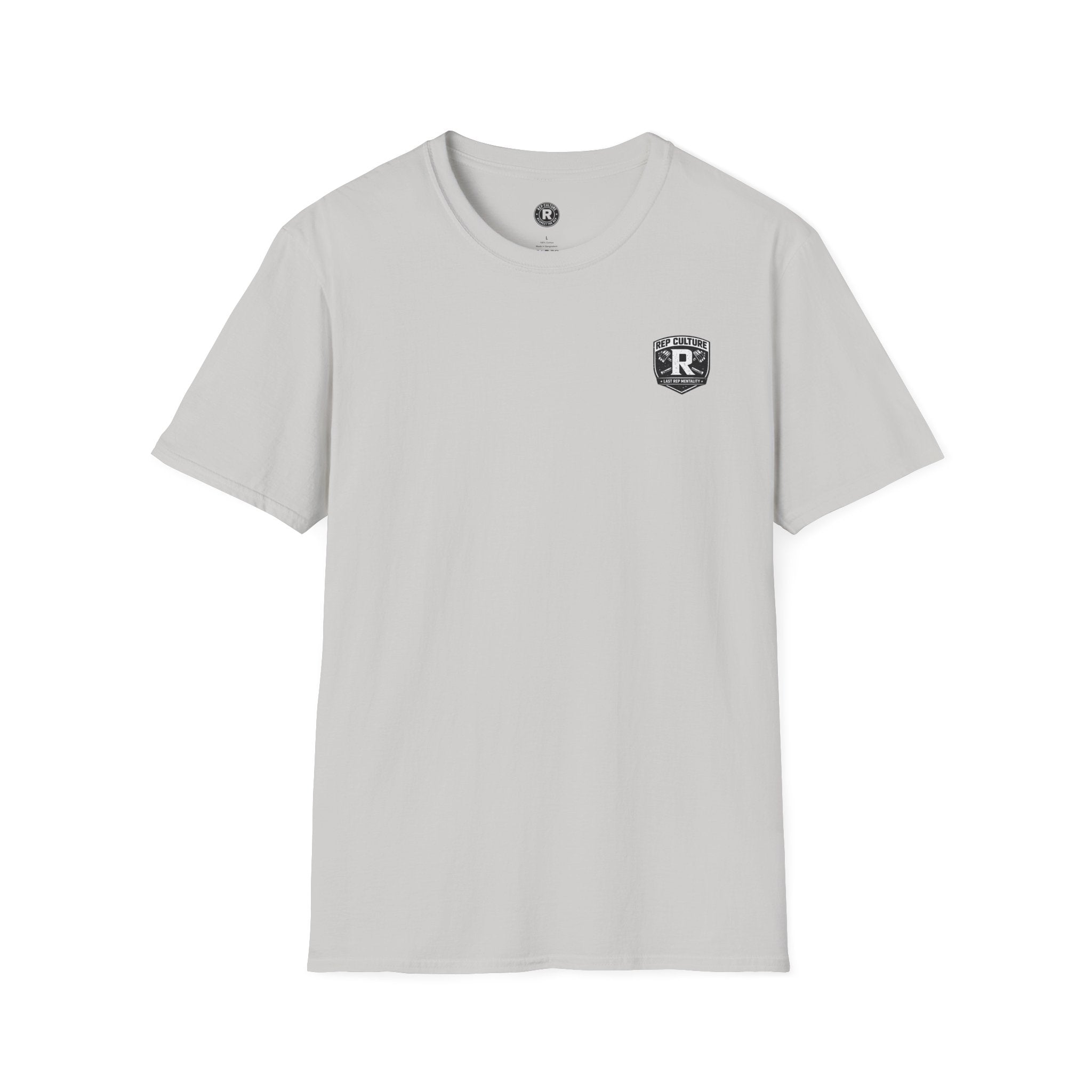 Rep Culture Gym Wear T-Shirt | Chest Logo, Back Graphic