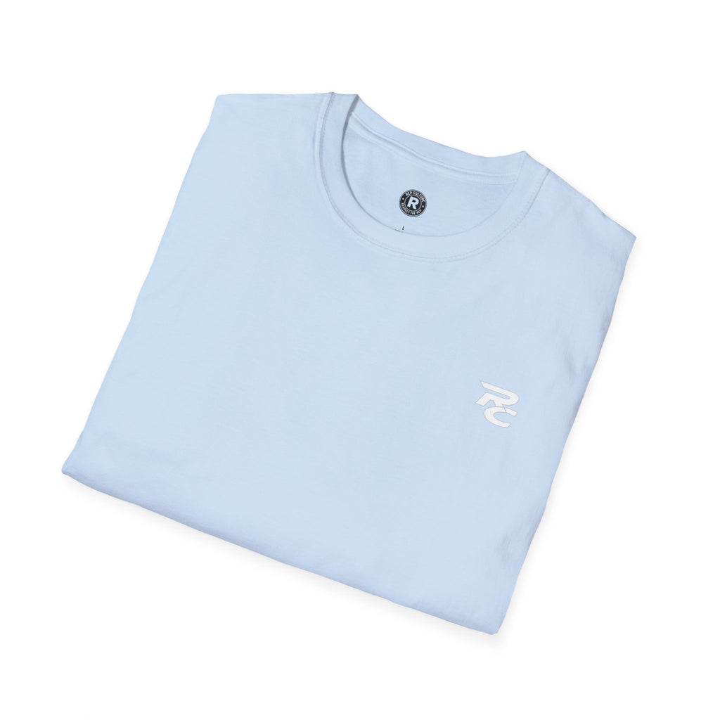 RC chest logo — Athletic Motivational Gym Tee