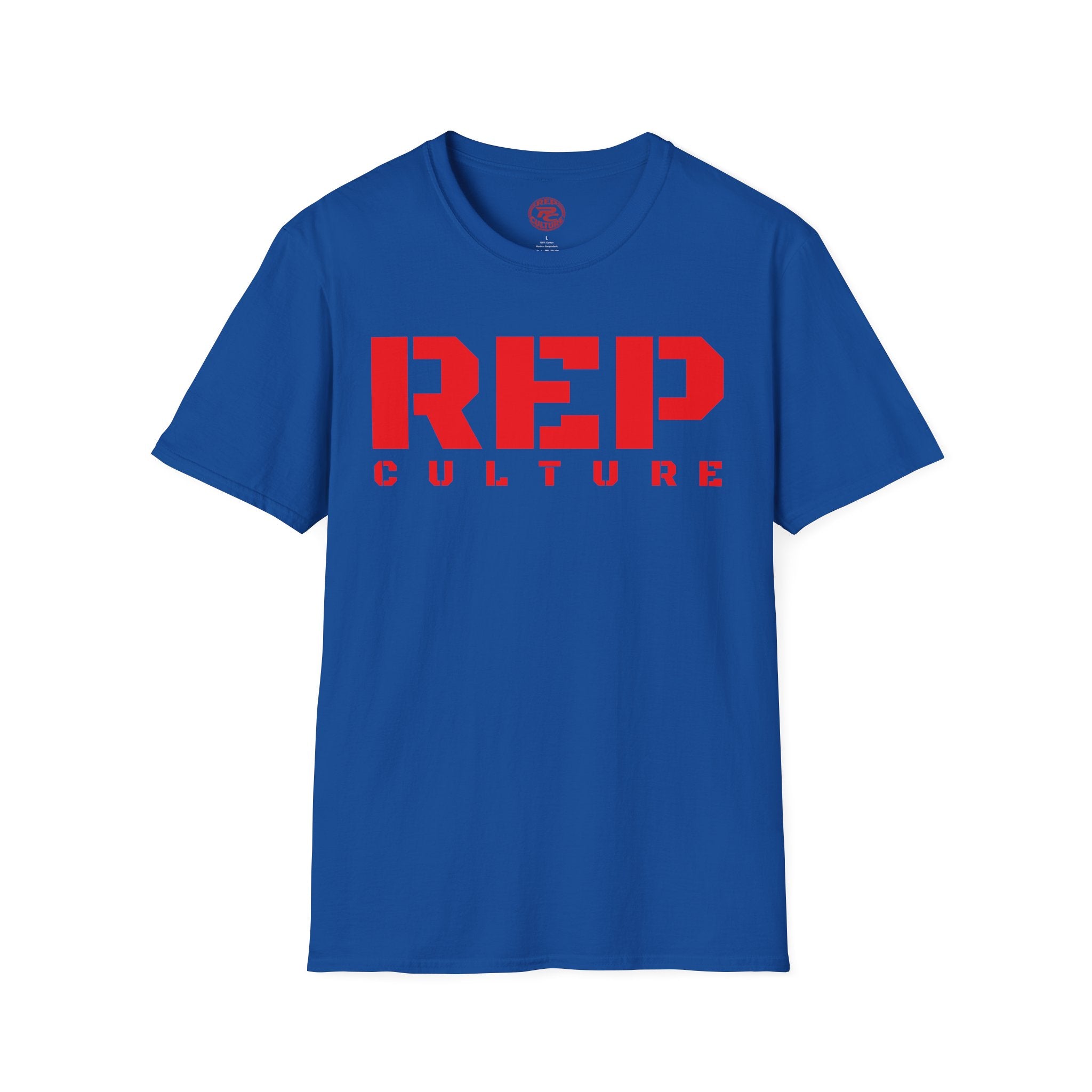 REP Culture T-Shirt — Bold Stencil Logo Tee for Fans & Streetwear