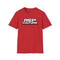Rep Culture T-Shirt — Athletic Streetwear Tee with Bold Logo