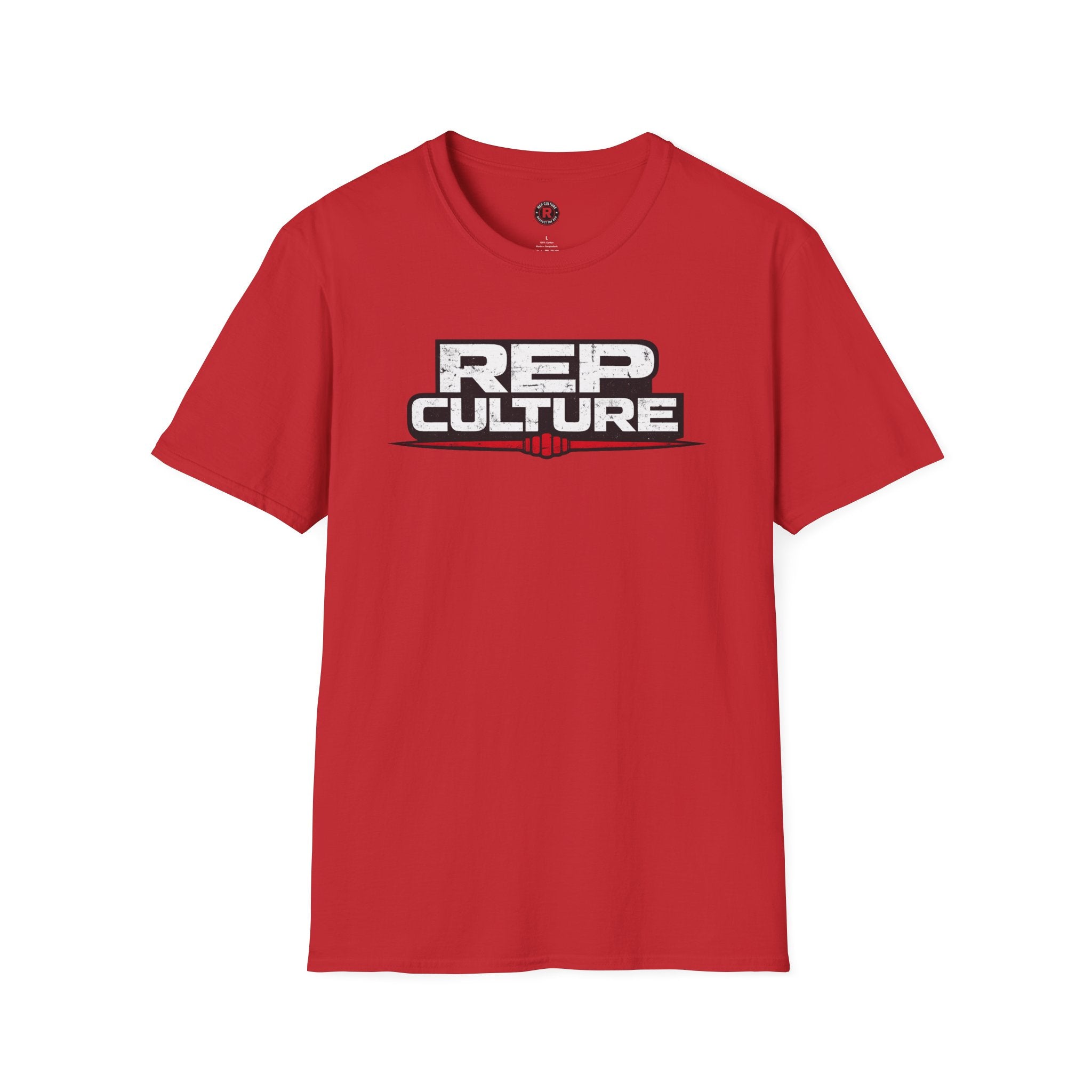 Rep Culture T-Shirt — Athletic Streetwear Tee with Bold Logo