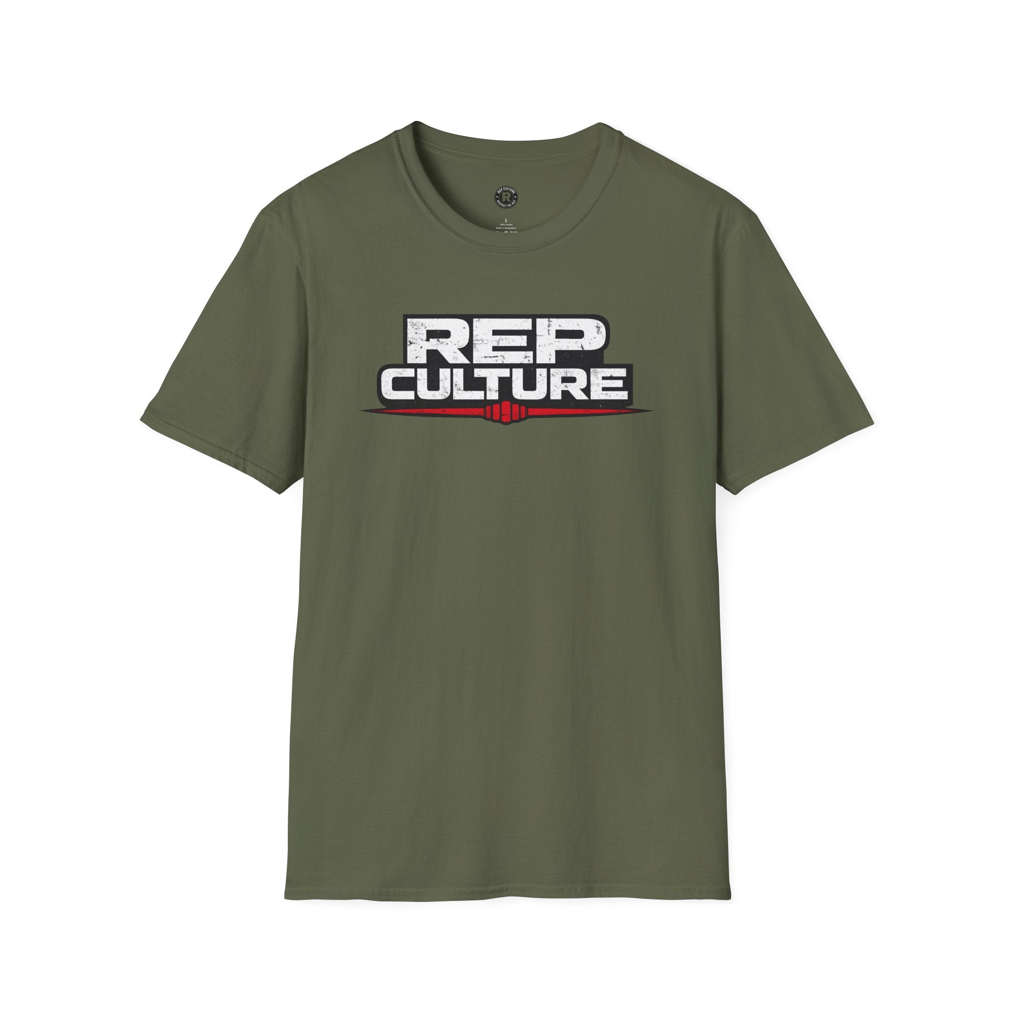 Rep Culture T-Shirt — Athletic Streetwear Tee with Bold Logo