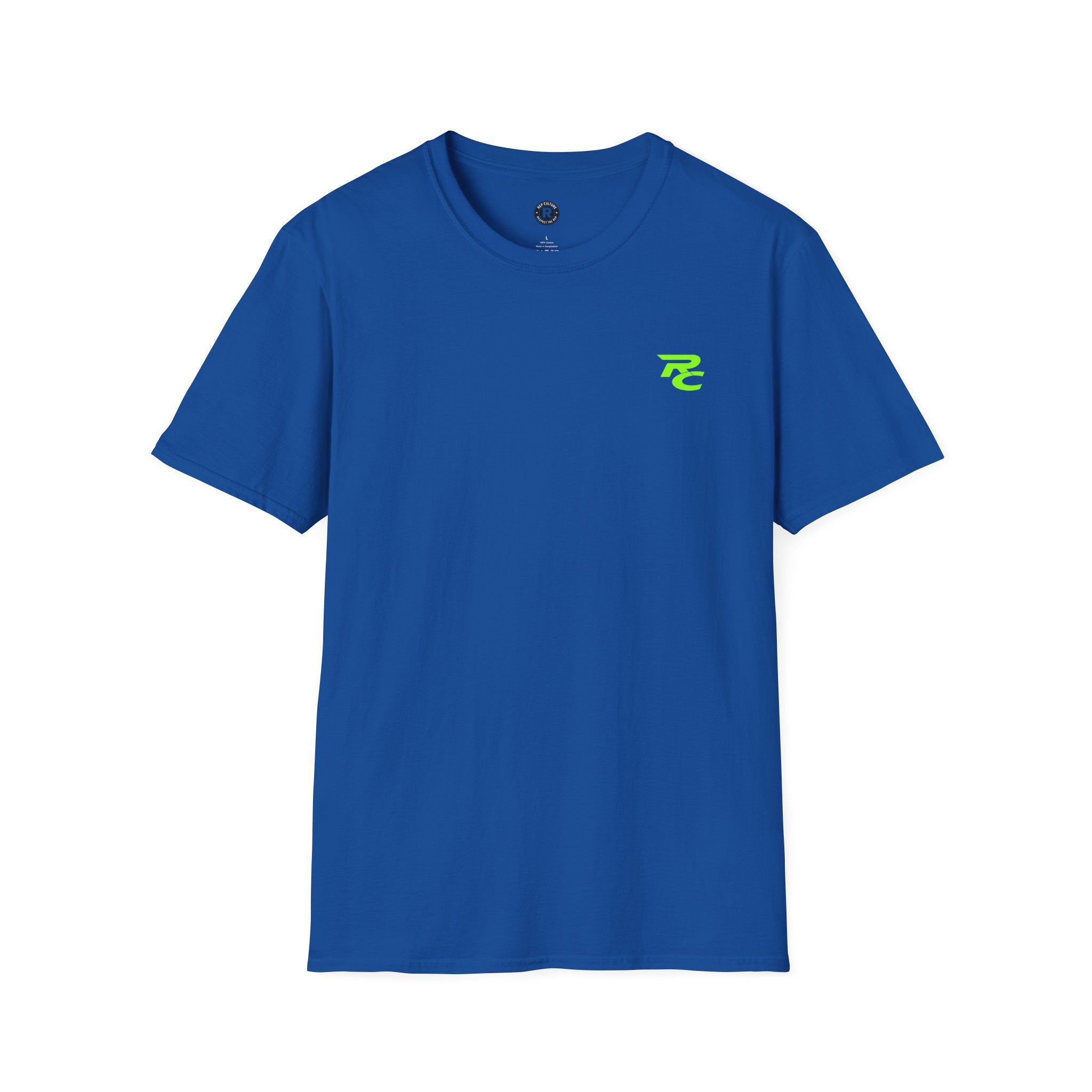 RC chest logo — Athletic Motivational Gym Tee
