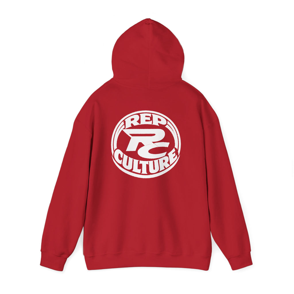 Angular R Logo Hoodie | Minimal Graphic Hooded Sweatshirt