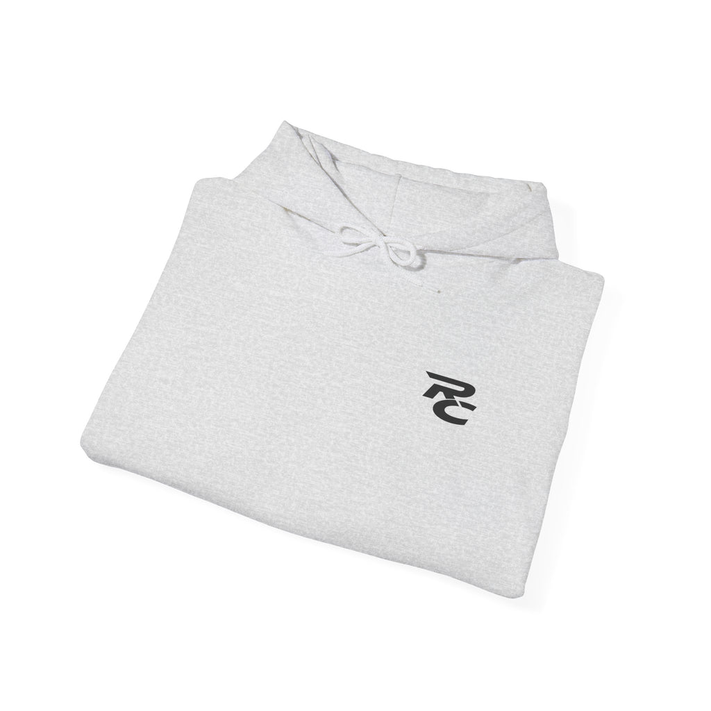Angular R Logo Hoodie | Minimal Graphic Hooded Sweatshirt